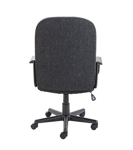 Office Hippo Desk Chair, Ergonomic Contemporary Office Chair With Fixed Arms & Moulded Seat For Extra Comfort, PU Leather Computer Chair With Loc