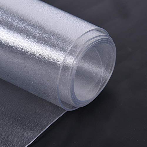 PVC Floor Mat Protector, Non Slip Home/Office Chair Mat Protector Transparent Chair Mat for Hard Floors(90*120)