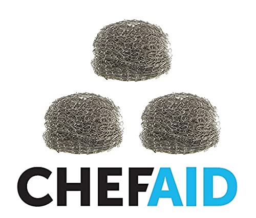 Chef Aid Stainless Steel Kettle Descaler, Remove and Prevent Limescale for Longer-Lasting Kettle, Re-Usable Kettle Descaler Ball 3 Pack