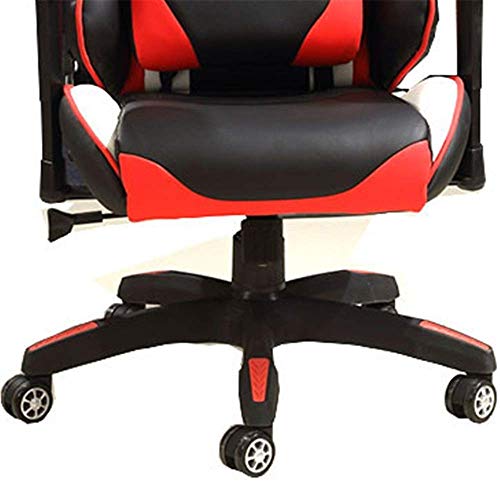 MU Home High Back Racing Office Chair Pu Leather Gaming Chair with Headrest Lumbar Support