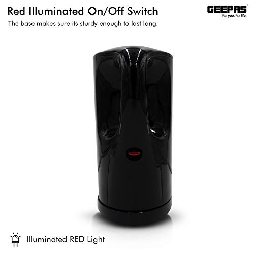 Geepas Electric Kettle, 2200W | Boil Dry Protection & Auto Shut Off | 1.7L Cordless Fast Boil Jug Kettle for Hot Water Tea or Coffee | Swivel Bas