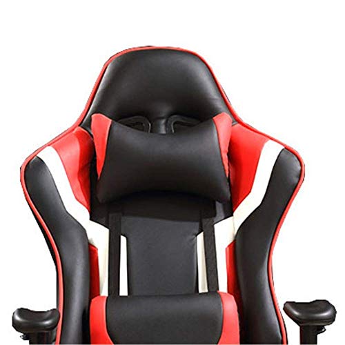 MU Home High Back Racing Office Chair Pu Leather Gaming Chair with Headrest Lumbar Support
