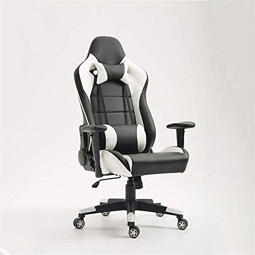 Mu Sports Chair Computer Chair Office Chair Headrest and Lumbar Support Office Desk Chair for Office Area is Home Field for Working Gaming (Color