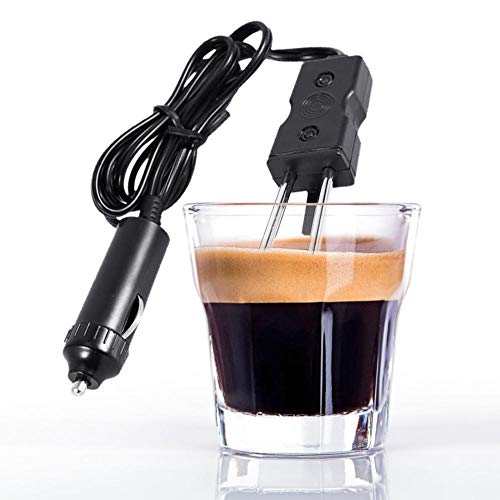 Immersion Heater, Mini Portable 12V/24V Car Immersion Boiler, Tea Coffee Water Auto Electric Water Heating Part (24V)