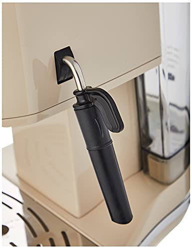 De'Longhi Vintage Icona Traditional Barista Pump Espresso Machine, Coffee and Cappuccino Maker, ECOV311BG, 1.4 liters, Cream