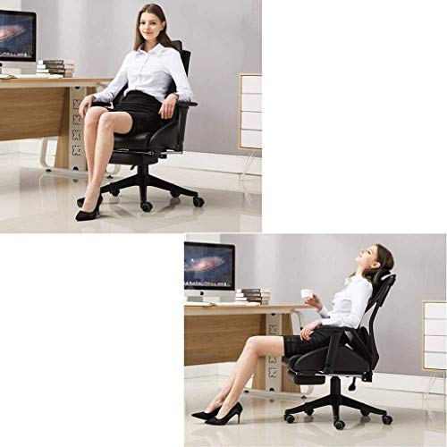 n/a Office Chair-High-Back Executive Swivel Office Computer Desk Chair Black with Pewter Finish