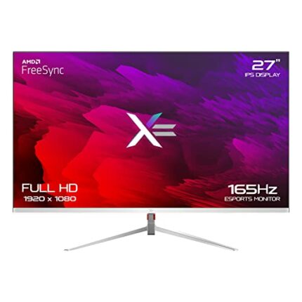 X= XPRO27IPS-W Pro Esports 27" IPS 1080p 165Hz 1ms FreeSync/G-Sync Compatible DP HDMI WHITE Gaming Monitor