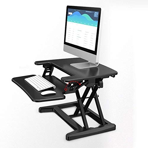 N/A Computer Desk - Office Lift Platform Small Down Office Desk Folding Heightening Lifting Computer Table Mobile Household Can Be Raised And Low