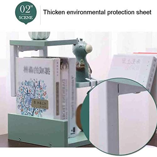 JJZXD Bookshelf and Bookcase 2-Layer Storage Shelf, for Living Room Bedroom Study Office Multi-Functional Furniture Display Cabinet