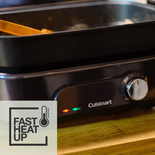 Cuisinart Cook In 5 in 1 Multi Cooker Grill, Sear, Steam, Simmer and Cook Non-Stick Midnight Grey GRMC3U