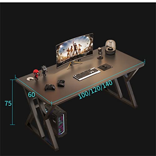 N/A Home Desktop Computer Desk Office Desk Bedroom Student Study Desk Writing Desk Without Chair (Color : D, Size : 120cm)