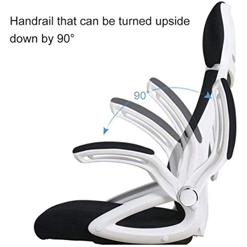 KJHD Ergonomic Office Desk Chair with Adjustable Armrest, Lumbar Support, Headrest and Breathable Skin Friendly Mesh (Color : Black)