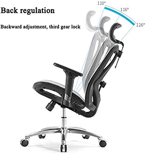 HJW Managerial Chairs,Executive Chairs Ergonomic Office Chair High Back Mesh Home Office Desk Chairs Armchair