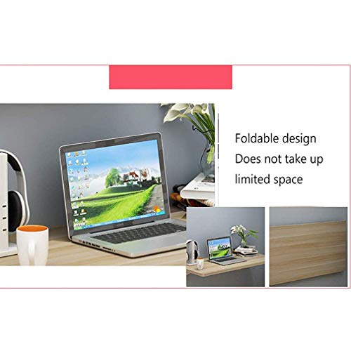 MYYINGELE Folding Wall-mounted Table Multi-functional Bathroom Kitchen Shelf Bedside Table, Learning Desk, Foldable Computer Desk for Small Space