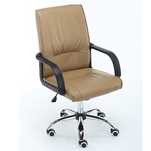 Mu Office Chair Office Chair Ergonomic Lifting Home Computer Chair Moveable Adjustable Staff Conference Meeting Chair Sedie Ufficio (Color : Khak