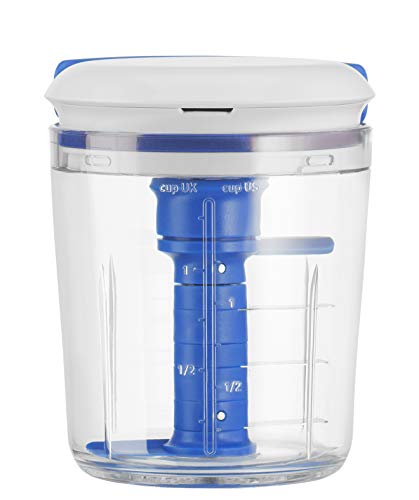 Jamie Oliver by Tefal K1644344 Chop & Shaker | without electricity | Capacity: 450ml | Multi chopper | Universal chopper for vegetables, fruit, o