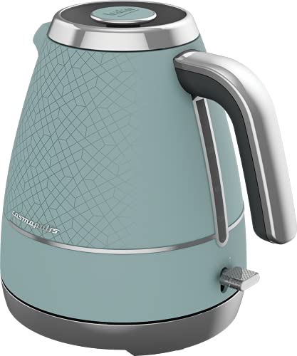 Beko Cosmopolis Dome Kettle WKM8307T, Retro Duck Egg Teal Design, 1.7L Capacity 3000 W, Includes Removable Lid, Easy Pour Spout & Boil Dry Protec