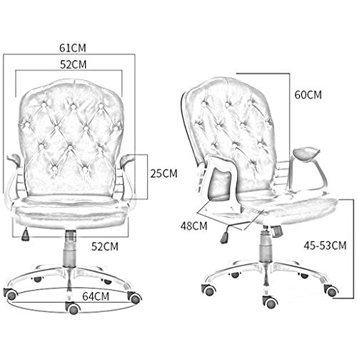 n/a Leisure Chair Computer Chair Fabric Office Chair Backrest Swivel Chair Simple and Comfortable Sedentary Backrest Swivel Chair Fashion Bedroom