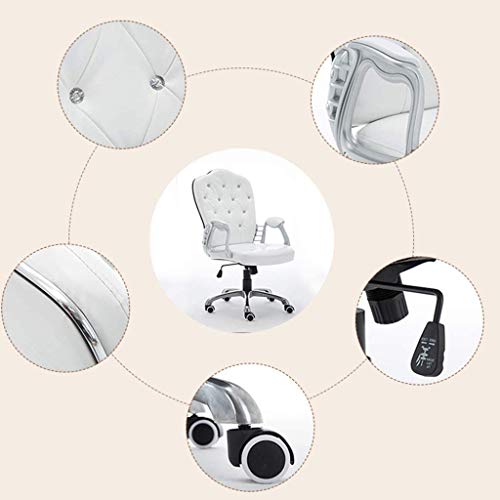 n/a Leisure Chair Computer Chair Fabric Office Chair Backrest Swivel Chair Simple and Comfortable Sedentary Backrest Swivel Chair Fashion Bedroom