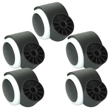 Computer Chair Accessories,Office Chair Casters Wheels Revolving Chair Wheels Replacement Castor Feet for Furniture 5PCS
