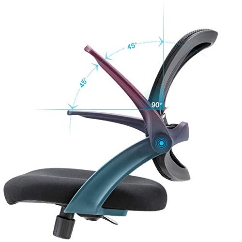 TJLSS Ergonomic Office Chair with Breathable Mesh Seat Computer Chair with Adjustable Seat Height and Back Recline Desk and Task Chair with Firm