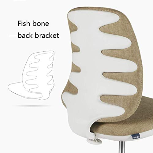 n/a Chair,Low Back Task Chair - Mesh Computer Chair for Office Desk(Color : Brown, Size : 85 * 59cm)