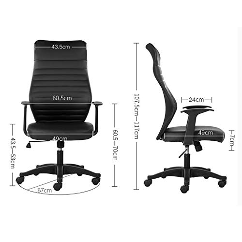 LZQDM High Back Mesh Office Chair with Adjustable Armrest Lumbar Support Headrest Swivel Task Desk Chair Computer Chair Guest Chairs Reception Ch