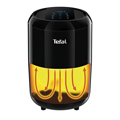 Tefal Easy Fry Compact Digital Health Air Fryer, Black, 2 Portions, EY301840