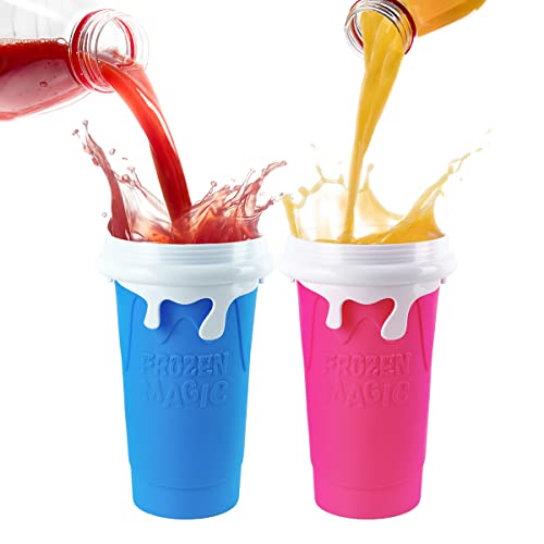 Slush Cup Magic Quick Frozen Slush Machine 500 ml, Slush Ice Cream Cup, Slushie Maker, Slushie Maker, Smoothie Cup, Frozen Slushy Cup, Slushy Cup