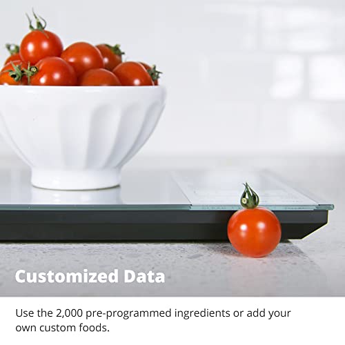 Greater Goods Perfect Portions Food Scale - for Weighing Nutritional Meals, Calculating Facts, and Portioning Snacks | Resolution in Grams or Pou
