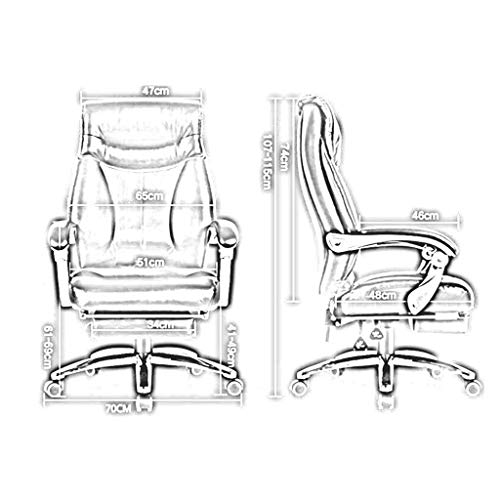 n/a Modern Ergonomic Mid-Back Computer Executive Office Chair with Padded Armrests Adjustable Seat Height