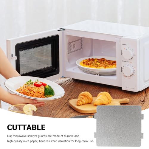 6PCS Microwave Waveguide Cover,Heat-Resistant Insulating Repairing Accessory Microwave Oven Parts,Universal Mica Sheet Waveguide Covers,Repairing