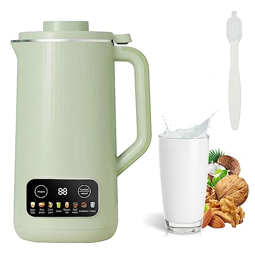 Nut Milk Maker Machine - 20 oz Multi Automatic Almond Milk Machine with 10 Blades, Homemade Almond, Oat, Soy, Etc Grain, Soy Milk Maker Machine w