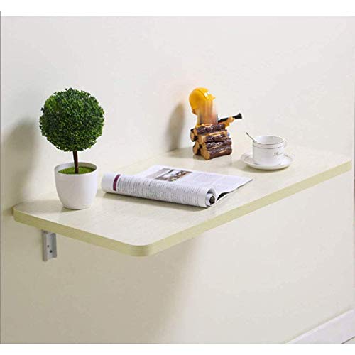 MYYINGELE Folding Wall-Mounted Drop-Leaf Table, Fold Down Floating Table Hanging Table Kitchen Dining Table Study Computer Deskfor Garage & Shed/