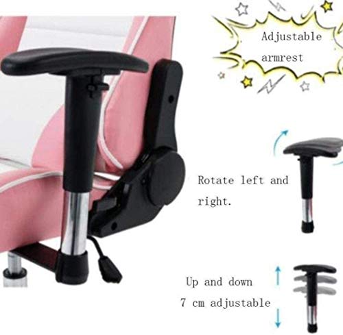 HJW Game Chair Swivel Chair Home Computer Chair Office Chair High Back Chair Desk Chair Racing Chair Reclining Chair Armchair