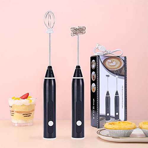Hand Mixer, Electric Whisk, Mini 3 Speed Portable Small Blenders, Food Collection Cake Mixer for Baking, Stainless Steel Dough Whisk Kneaders for