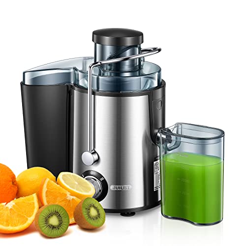 Juicer, Juilist 600W Centrifugal Juicer Machines Whole Fruit and Vegetable, 3-inch Wide Mouth Juicer Extractor Quick Juicing with 2 Speeds, Anti-