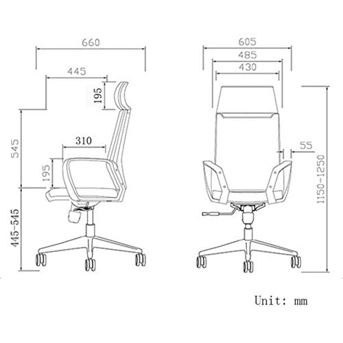 KJHD Office Chair with Headrest Pillow Adjustable Ergonomic Lift Transfer Home Computer Chair Simple Modern Backrest Stool
