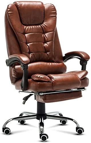 ZXFYHD Desk Chair,Office Chair Desk Chair Reclining Boss Chair, Home Office Chair, Leisure Computer Chair, Ergonomic Swivel Chair