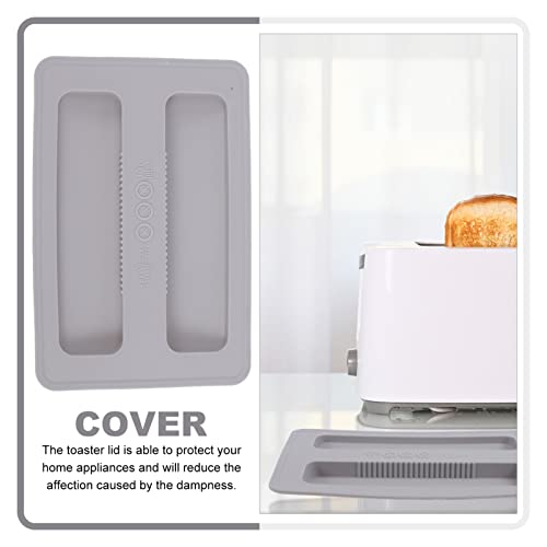Healeved Silicone Toaster Dust Cover 2 Slice Toaster Lid Kitchen Appliance Cover
