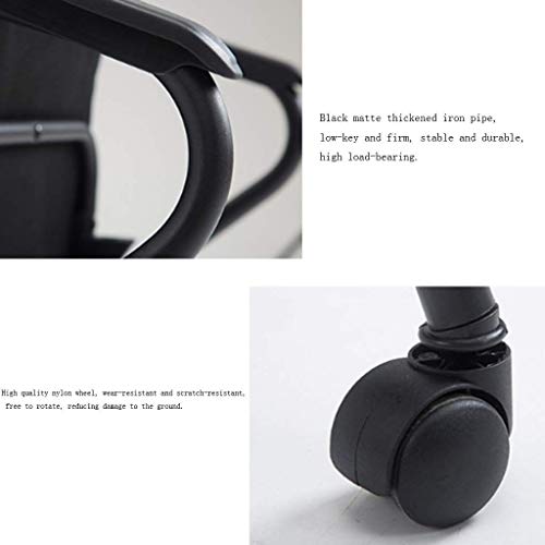 LZQDM Dining Chair Slipcovers Removable Computer Chair Office Mesh Backrest Negotiation Chair Metal Desk Chair Conference Chair Desk Chair Can Be