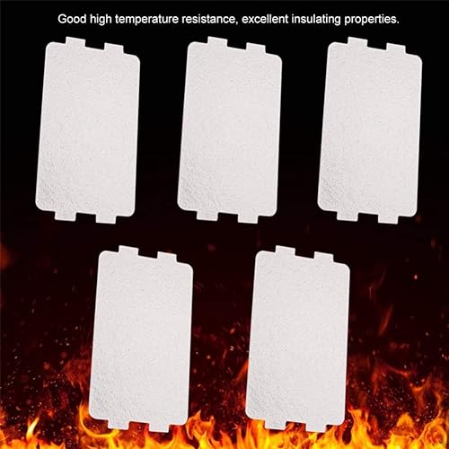 DSFSAEG 10Pcs Universal Microwave Oven Mica Plate Sheet Microwave Waveguide Cover Replacement High Temperature Resistant Protects Microwave Ovens