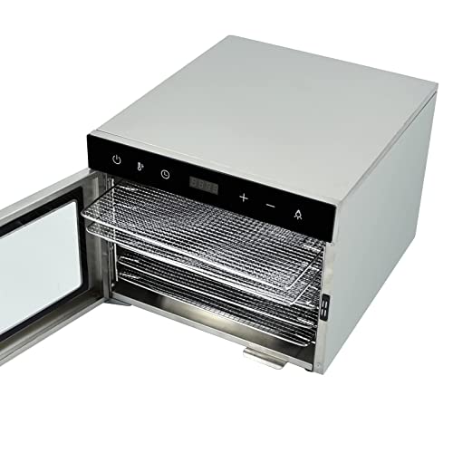 Food Dehydrator Machine, 6 Tray Stainless Steel Fruit Dryer Machine, Touch Panel with 24H- Timer & 20-90°C Temperature Control, for fruit vegetab