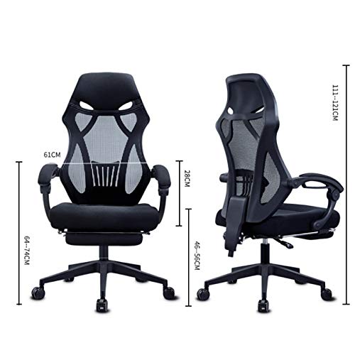 LEIGE Office Chair Home Comfortable Office Chair Reclining Game Chair Ergonomic Chair Swivel Chair Computer Chair Gaming Back Chair