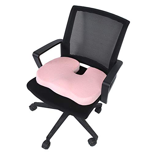 Shanrya Pink Coccyx Cushion, Coccyx Orthopaedic Pillow for Men Women Home