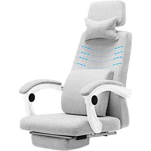 WALNUT Modern Minimalist Fashion Leisure Chair Computer Chair Seat Swivel Chair Cotton and Linen Office Chair