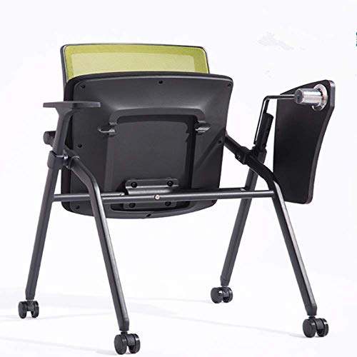 MU Writing Board Chair Office Chair with a Multi-Function Tablet Table and Chairs Folding Chairs Comfortable Upholstered Chairs for Home Office F