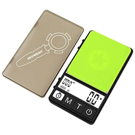 (Latest Version) Espresso Scale with Timer 1000g x 0.1g, Espresso Coffee Scale for Drip Tray, 35 Ounces by 0.01oz, Coffee Scale Espresso with Sil