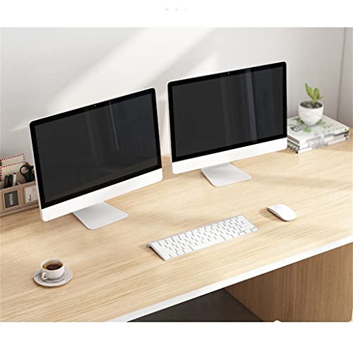 LEIGE Computer Desk Large Capacity Drawer Home Desk Bedroom Writing Desk (Color : D, Size : Light Grey)