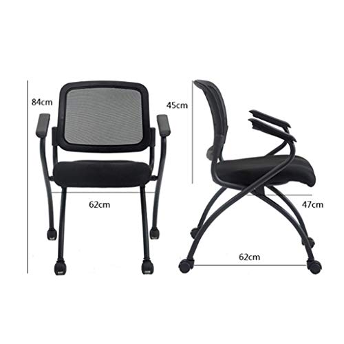 LZQDM Dining Chair Slipcovers Removable Computer Chair Office Mesh Backrest Negotiation Chair Metal Desk Chair Conference Chair Desk Chair Can Be